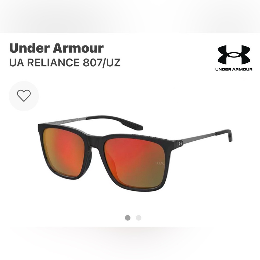 NWT Under Armour Reliance 807-UZ Sunglasses with Mirrored Lenses